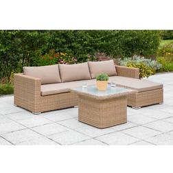 Merxx Garten Eckbank-Gruppe Veneto Modulsofa