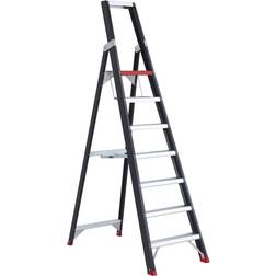 Altrex Safety step ladder, single sided access, 7 steps incl. platform