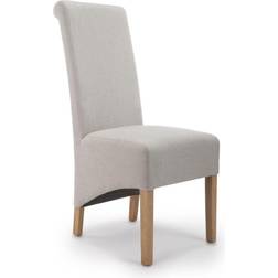 Bonamaison Karren Roll Herringbone Plain Kitchen Chair