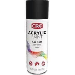 CRC Acryl RAL Lackspray 400ml Metallfarbe Schwarz 0.4L