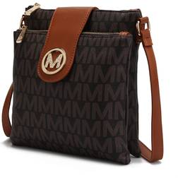 MKF Collection Wrigley M Signature Crossbody Bag - Brown