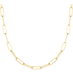 Brilliant Earth Lola Paperclip Chain Necklace Small - Gold