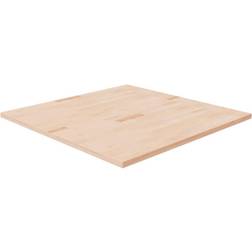 vidaXL Brown, Solid Wood Oak Square Table Top 90cm