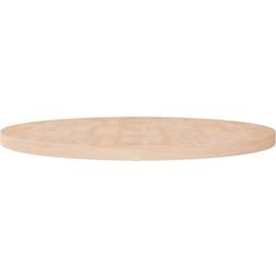 vidaXL Brown, Solid Wood Oak Round Table Top 90cm