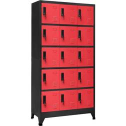 vidaXL Locker Storage Cabinet 90x180cm