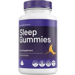 Leaf Products Chewable Sleep Aid Supplement Melatonin With