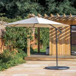 Outdoor Vivek 3m Cantilever Parasol Cream