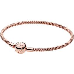 Pandora Moments Mesh Bracelet - Rose Gold