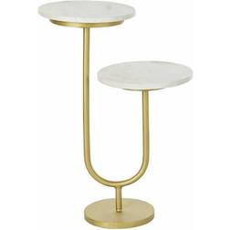 Dkd Home Decor Side Golden Metal Small Table