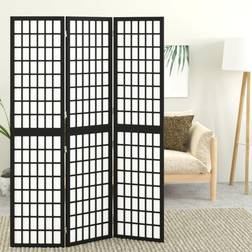 vidaXL black, 120 Folding 6-Panel Room Divider