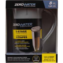 ZeroWater 8-Cup Round Filter 0 TDS Tap Pitcher