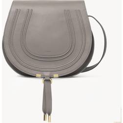 Chloé Gray Medium Marcie Saddle Bag 053 Cashmere Grey UNI