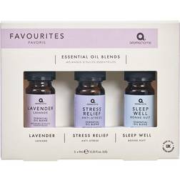 Aroma Home Favourites Essential Oil Blends 3x9ml