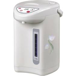 Sunpentown SP-3201 White Hot Water Dispensing Pot with Dual-Pump System 3.2L