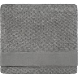 Furn Textured Weave Oxford Panel Bath Towel Grey