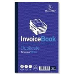 Challenge Duplicate Invoice Book 210x130mm Card Cover