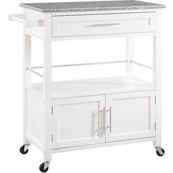 Linon Cameron Kitchen Cart with Trolley Table