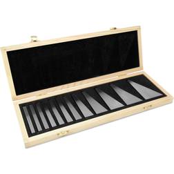 Wen 10412 12-Piece Steel Angle Gauge Block Set Case Tool Kit