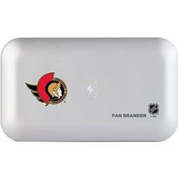 White Ottawa Senators PhoneSoap 3 UV Phone Sanitizer & Charger