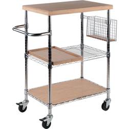 Winsome Wood Madera Utility Cart Trolley Table