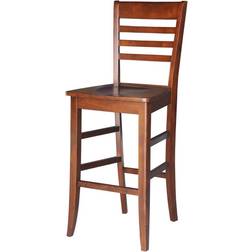 International Concepts Solid Wood Roma Bar Stool