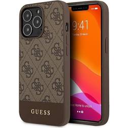 Guess 4G Stripe Collection Skal iPhone 13 Pro Max Brun