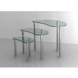 Shirley Clear Nest Coffee Table