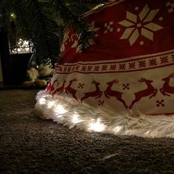 Samuel Alexander Tree Skirt Reindeer Snowflake Collar Decoration