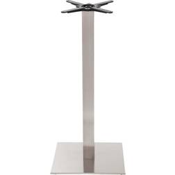 Square stainless steel table base Large