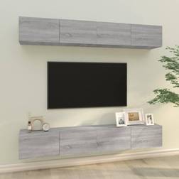 vidaXL Grey sonoma, 100 Wall Cabinet