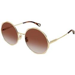 Chloé SONNENBRILLE HONORE Metallic Gold. Metallic Gold