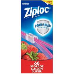 Ziploc Slider Bags, Gallon, 68/Carton 316489 Clear