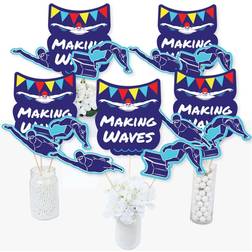 Making Waves Swim Team Swimming Party or Birthday Party centerpiece Sticks Table Toppers Set of 15