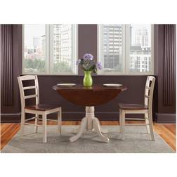 International Concepts 42" Dual Drop Leaf Dining Set