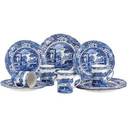 Worcester & Spode Blue Italian 12 Dinner Set 12pcs