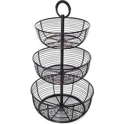 Gourmet Basics Mikasa Round Wrap 3-Tier Fruit Bowl