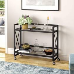 Hudson & Canal 38'' Wide Cart Trolley Table