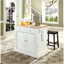 Crosley Oxford Rolling Kitchen Island Bar Stool