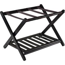 Winsome Reese Luggage Rack with Book Shelf