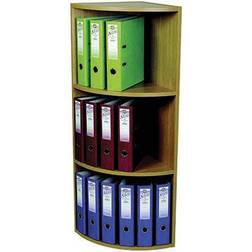 Rotadex Corner Unit 3 Tier Book Shelf