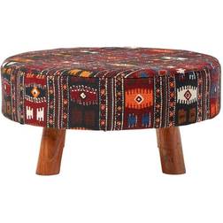 Homescapes Kilim Foot Stool