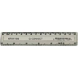 Q-CONNECT Clear 150mm/15cm/6inch Ruler Ref KF01106