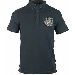 Aquascutum Aldis Logo Black Polo Shirt