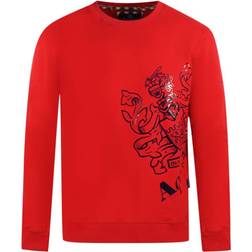 Aquascutum Aldis Side Logo Jumper - Red