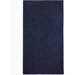 Fusion Ingo Geometric Jacquard 550gsm Bath Towel Blue