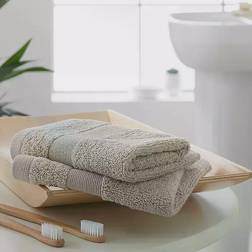 Catherine Lansfield Anti Bacterial Bath Towel Silver