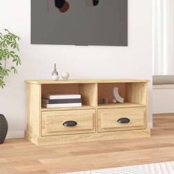 vidaXL Cabinet Sonoma Engineered TV Bench