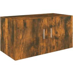 vidaXL smoked oak Wall Cabinet