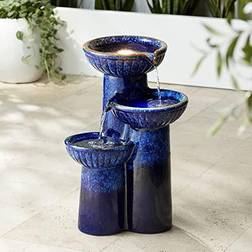 John Timberland 3 Bowl Modern Fountain