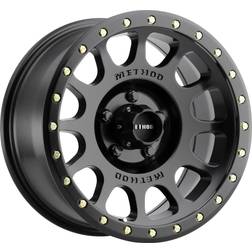 Method Race Wheels MR30578555500 17 NV 5 BP 4.75 B-S UTV Beadlock Series Matte Black Wheel